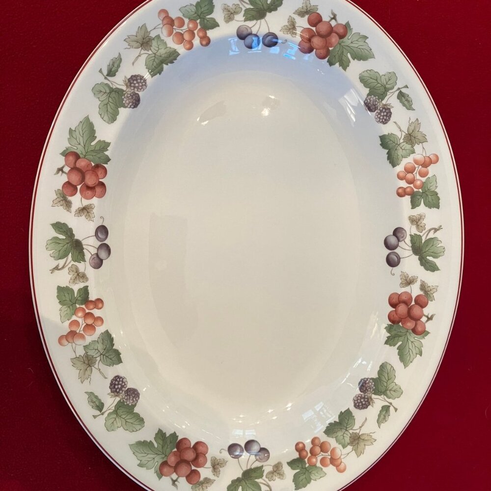 Wedgwood Queen's Ware "Provence" Platter 12.75" x 10.25"